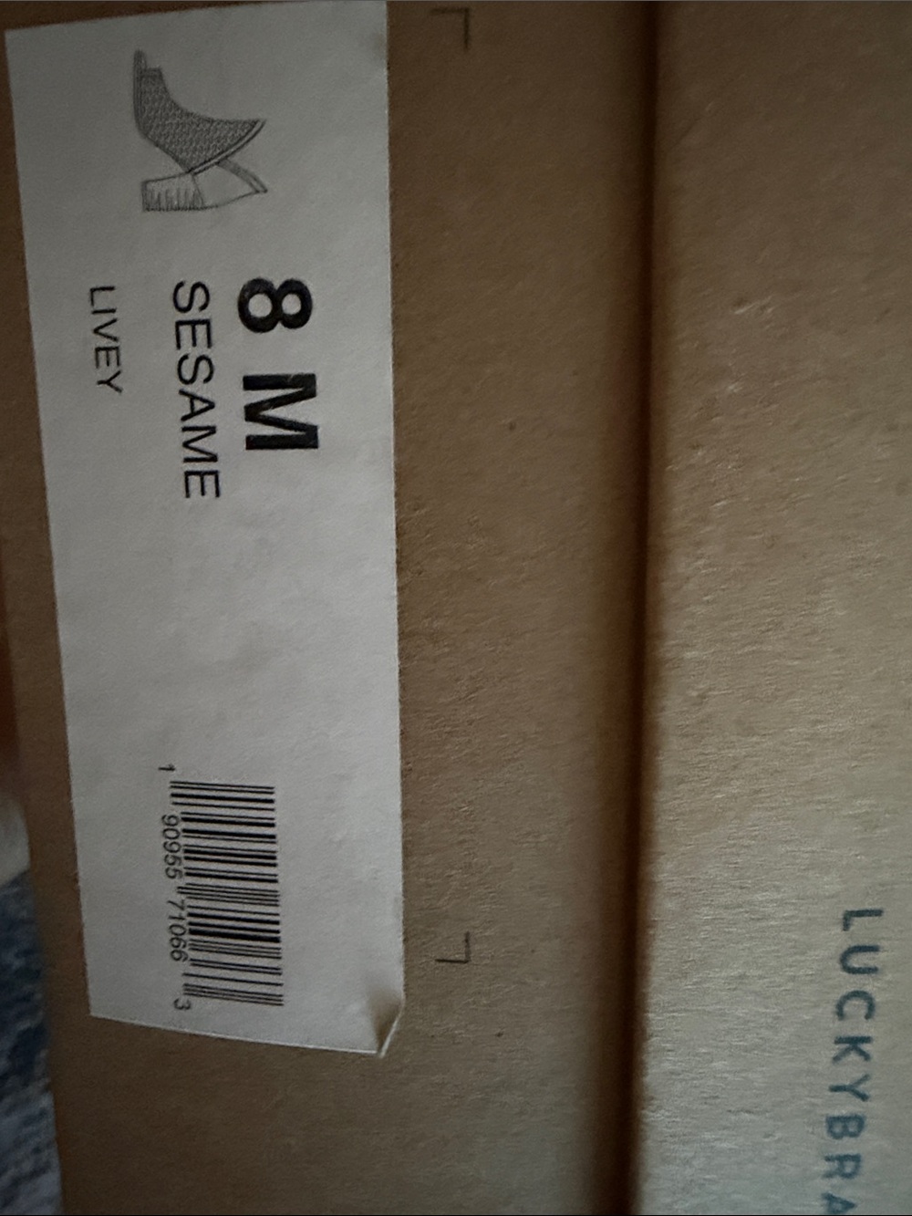 Lucky Brand women’s Tan sesame heels